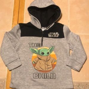 Baby Yoda “The Child” Star Wars Pull Over Hoodie